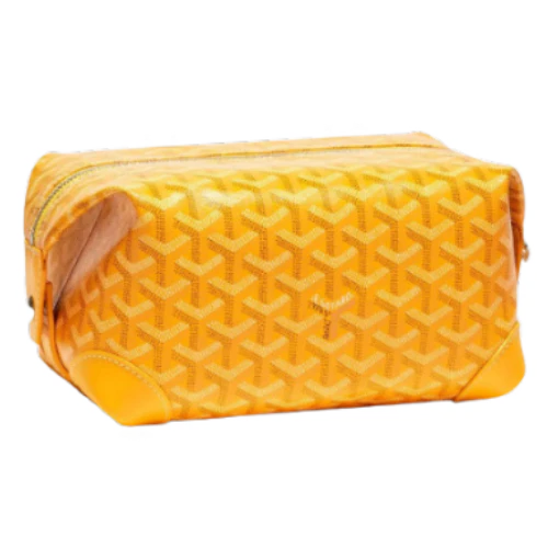Goyard Bowling 25 Toiletry Bag Yellow