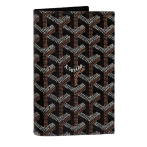 Goyard Grenelle Passport Cover Black