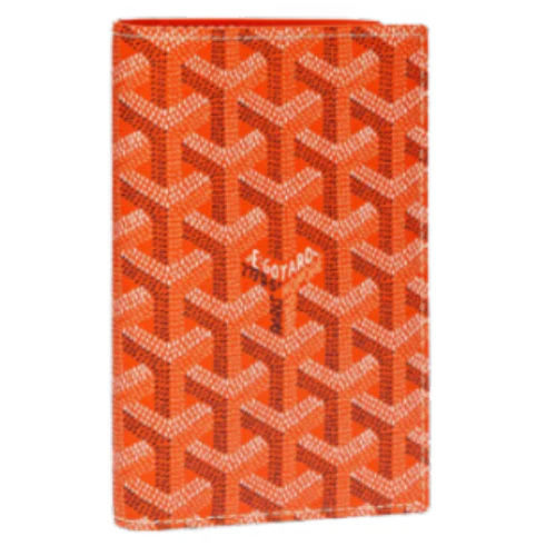 Goyard Grenelle Passport Cover Orange