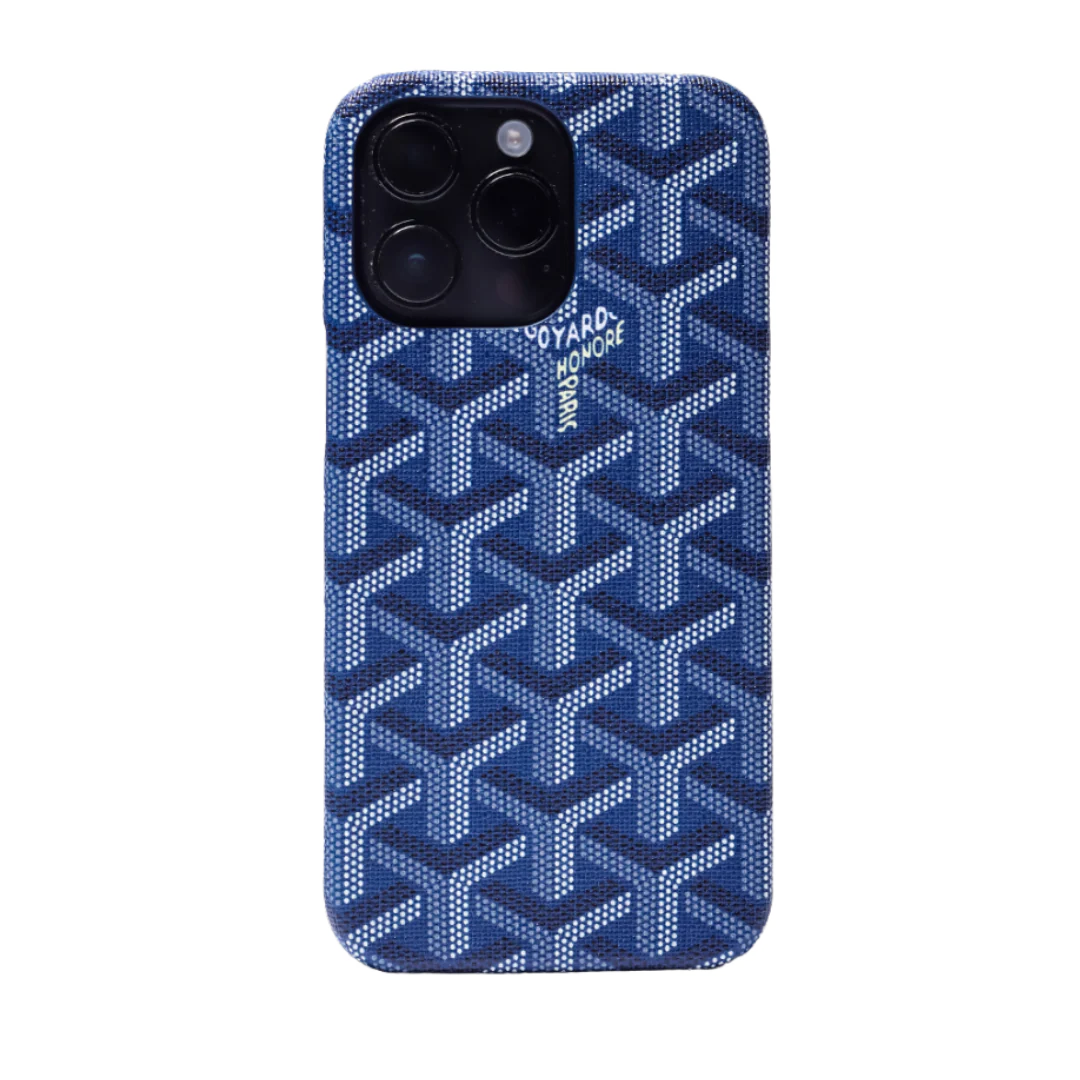Goyard Iphone 16 Pro Phone Case Blue