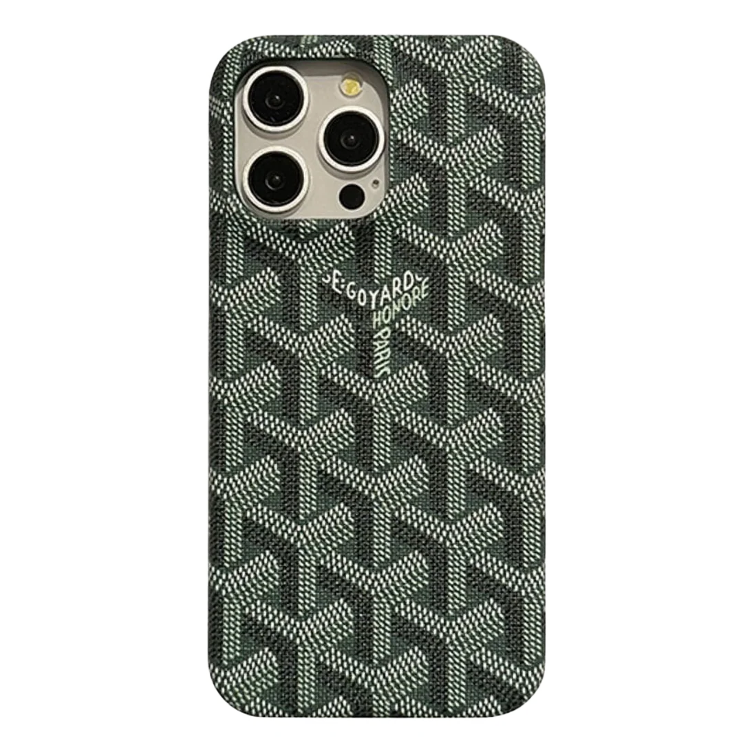 Goyard Iphone Case Green