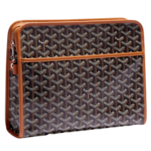 Goyard Jouvence GM Toilet Bag Black & Tan
