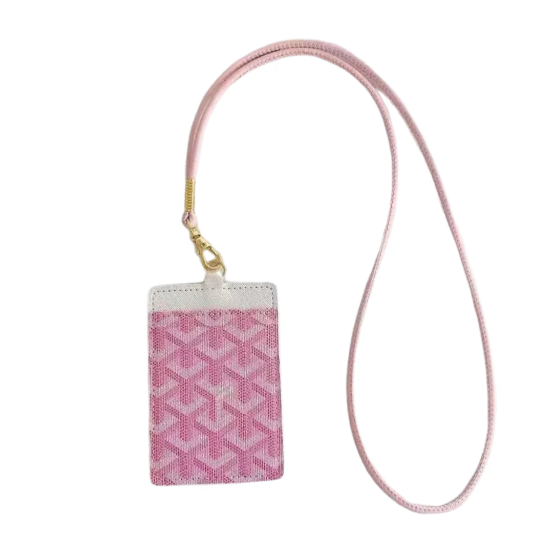 Goyard Necklace Cardholder Pink