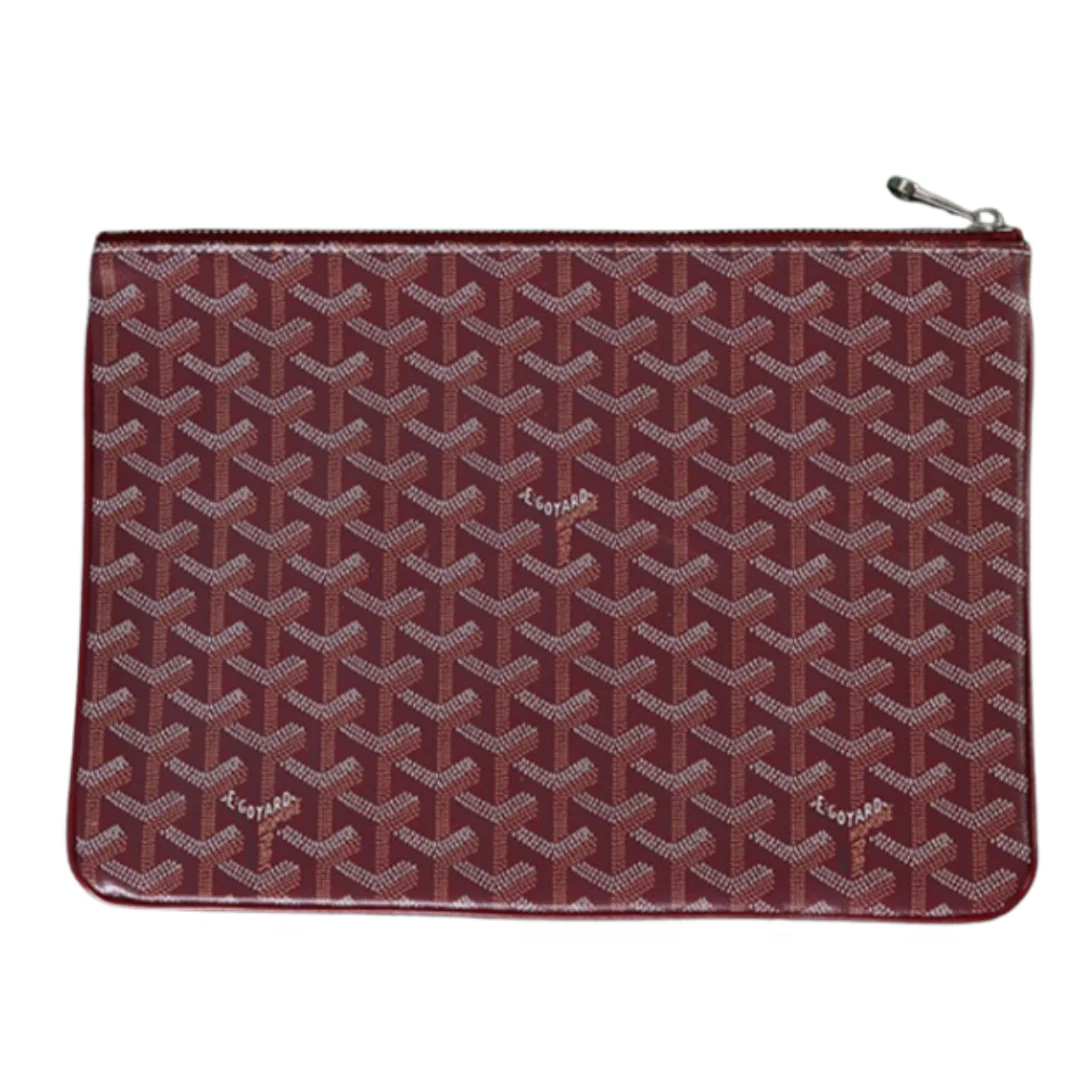 Goyard Senat MM Underarm Bag Maroon Red