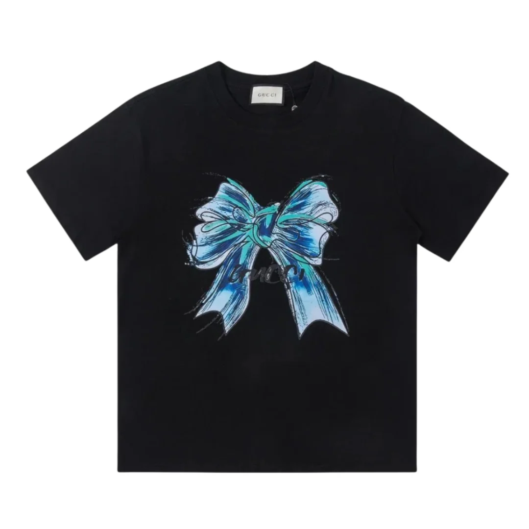 Gucci Blue Ribbon T-Shirt Black