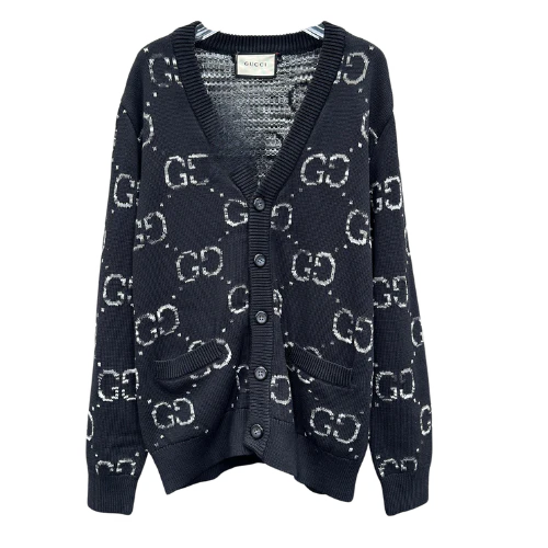 Gucci Cardigan Sweater Black
