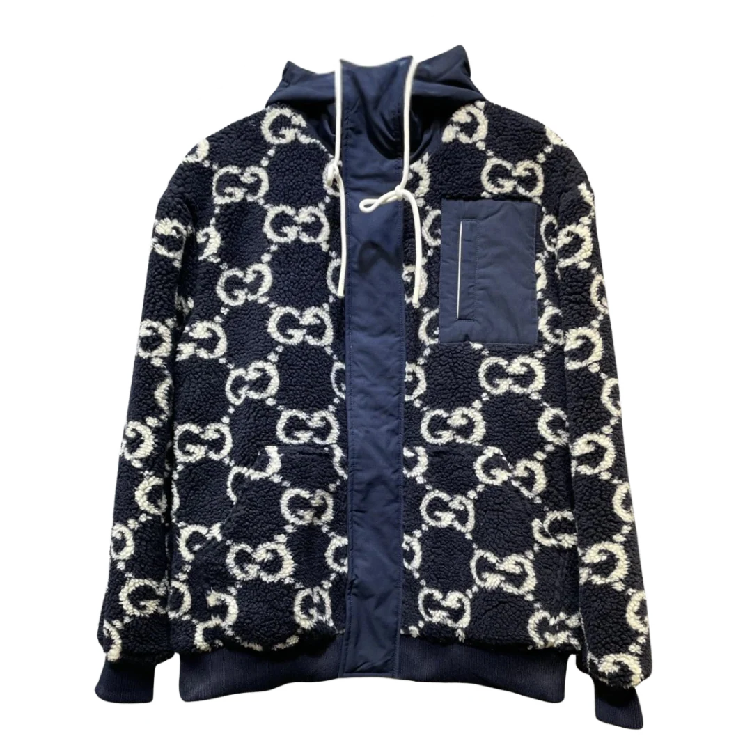 Gucci GG Jacquard Jacket Blue