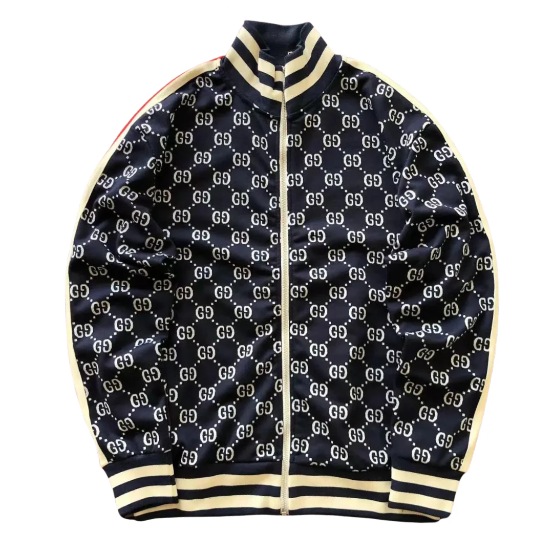 Gucci GG Jacquard Jacket Blue