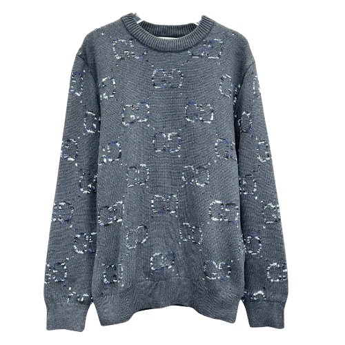 Gucci Gg Sweater Grey Blue
