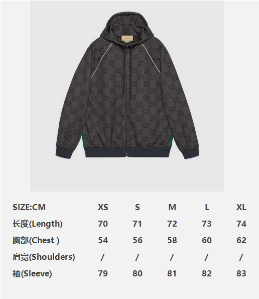 Gucci Monogram Track Jacket Black - Image 2