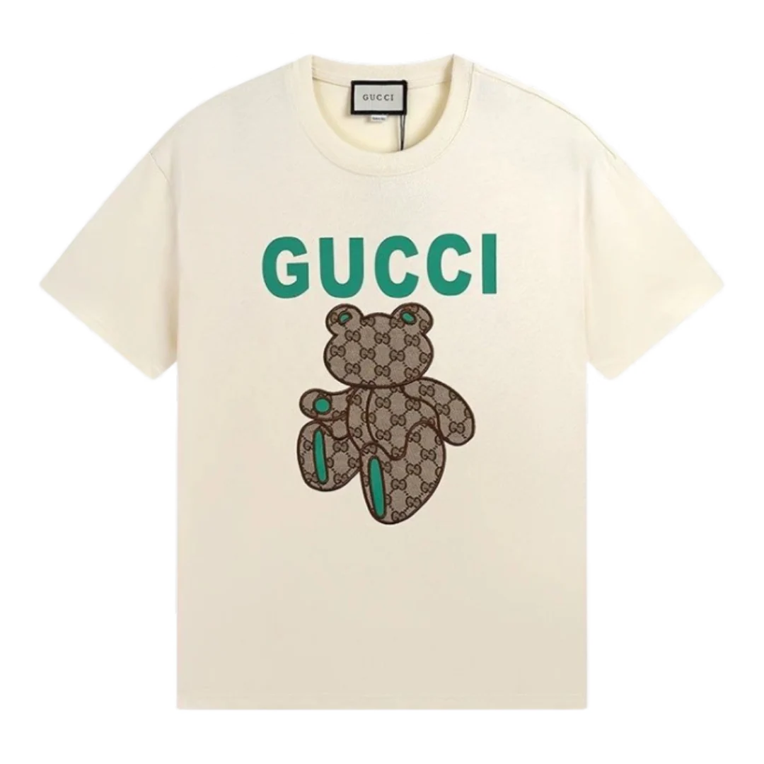 Gucci Monogramm Bear T-Shirt Creme