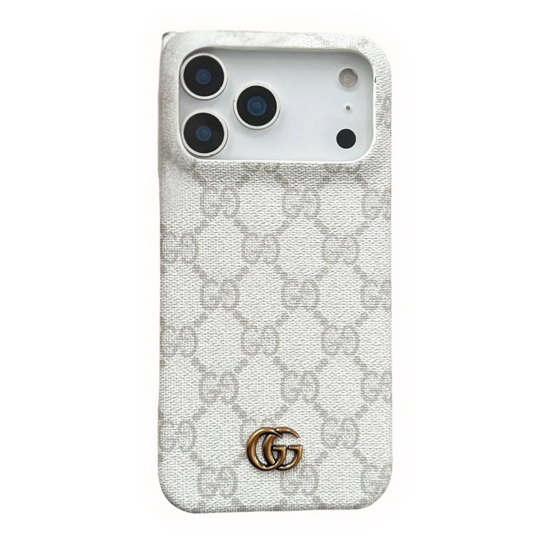 Gucci Monogramm Iphone 17 Pro Phone Case White