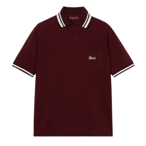 Gucci Polo Shirt Burgundy