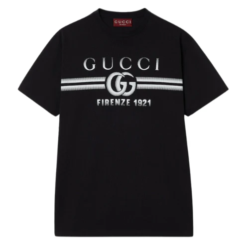 Gucci T Shirt Firenze 1921 Black