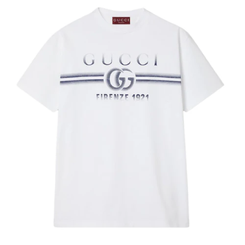 Gucci T Shirt Firenze 1921 White