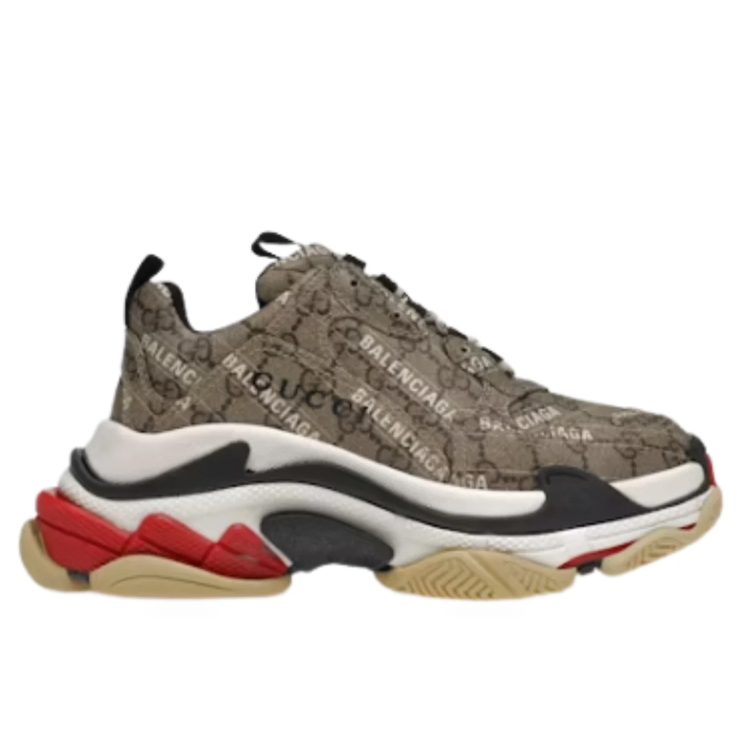 Gucci x Balenciaga The Hacker Project Triple S Beige