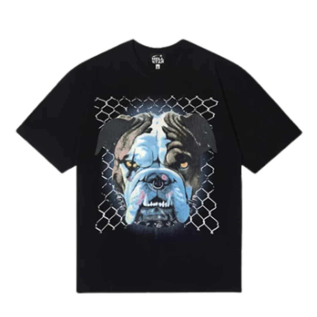 Hellstar Caged Pitbull T-Shirt Black