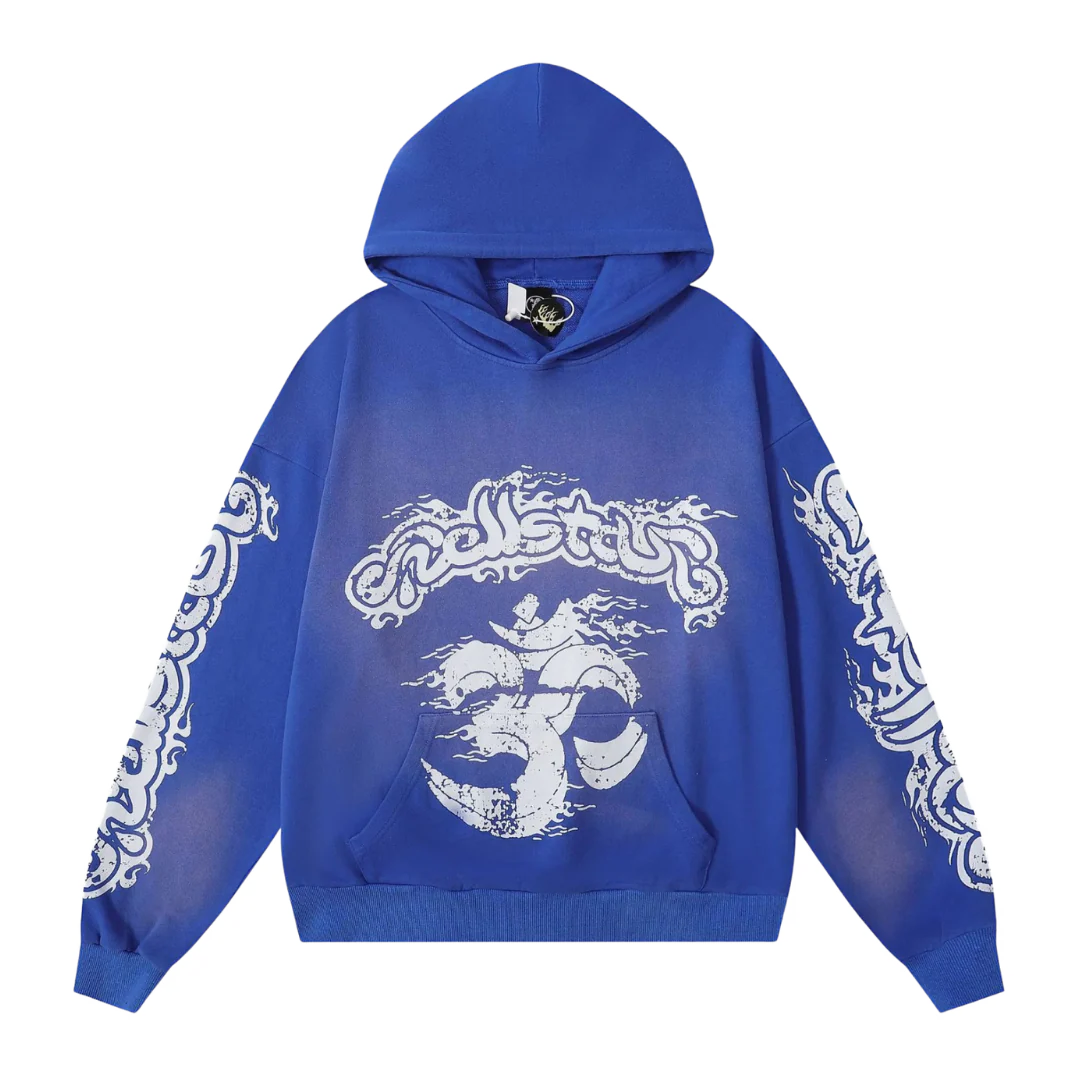 Hellstar Hoodie Blue