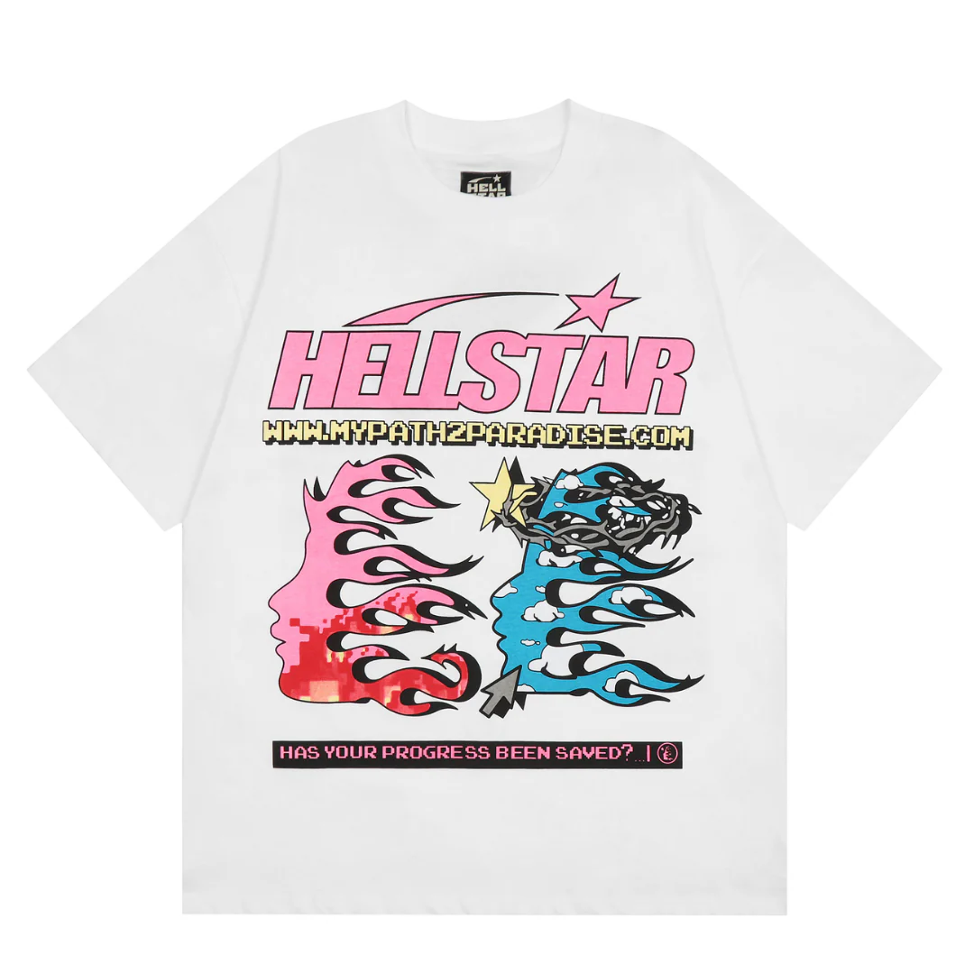 Hellstar Pixel T-Shirt White
