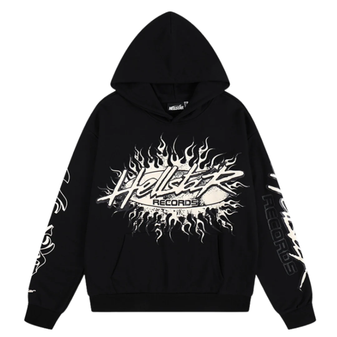 Hellstar Records Hoodie Black