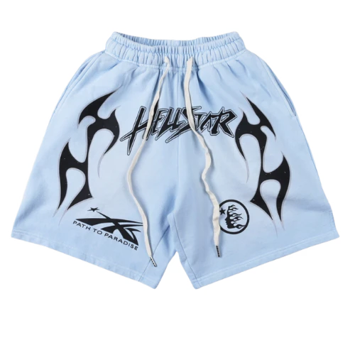 Hellstar Shorts Baby Blue