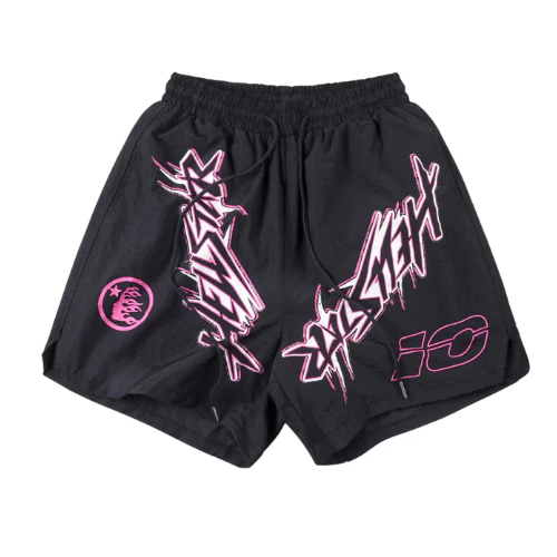 Hellstar Shorts Black Pink