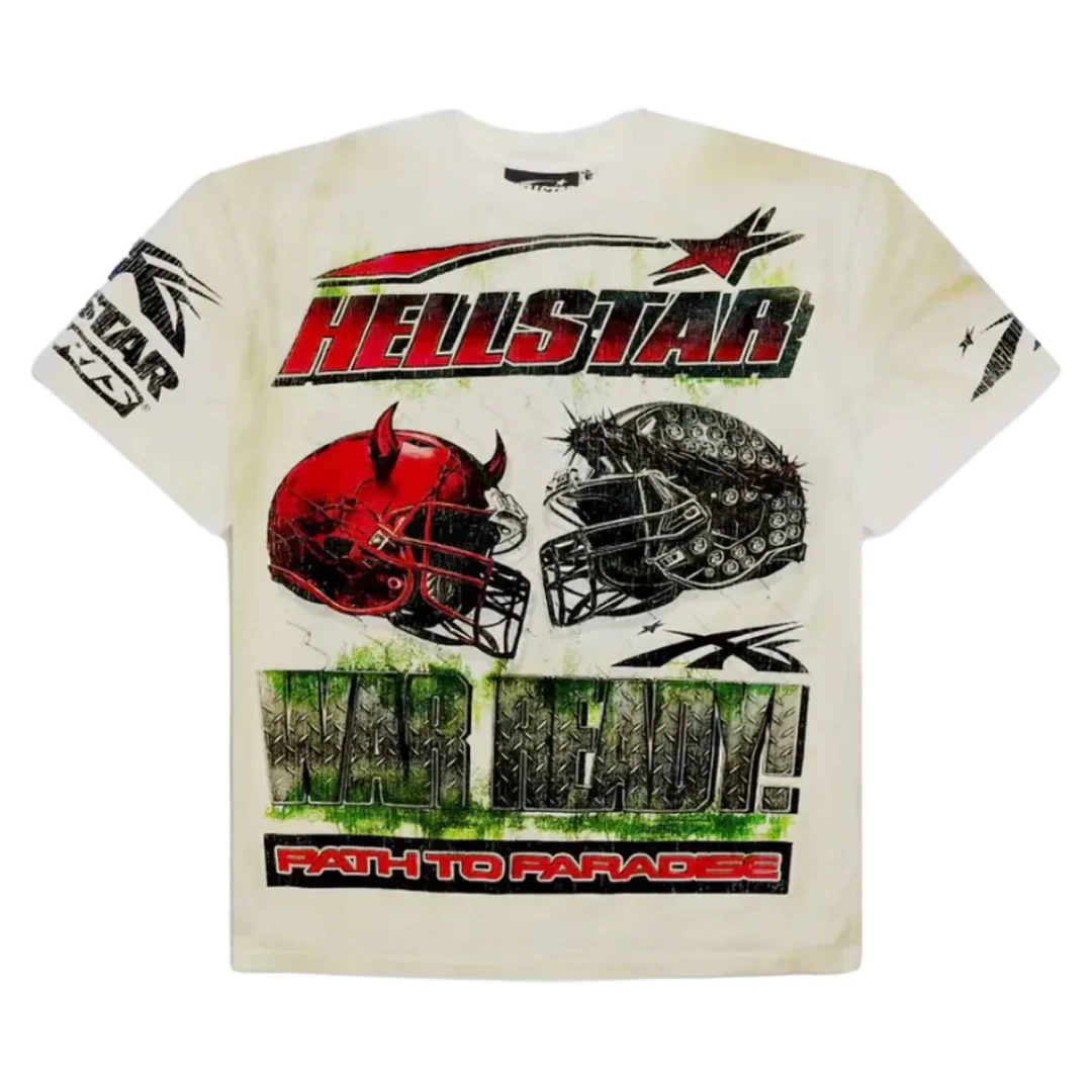 Hellstar War Ready! T-Shirt Beige