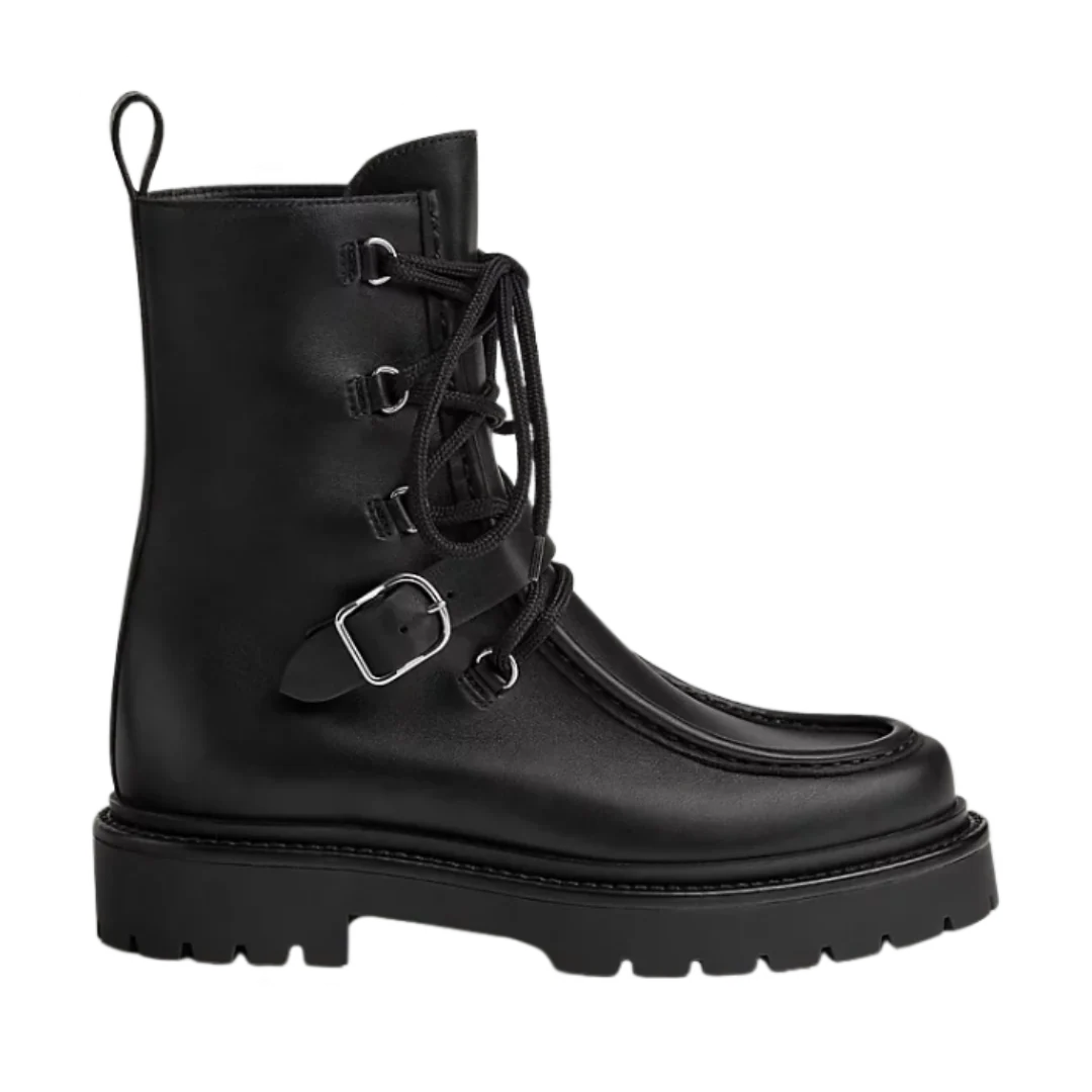 Hermes Land Boots Black