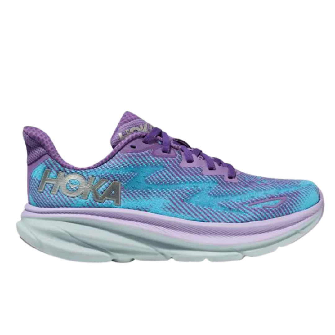 Hoka Clifton 9 Blue & Purple