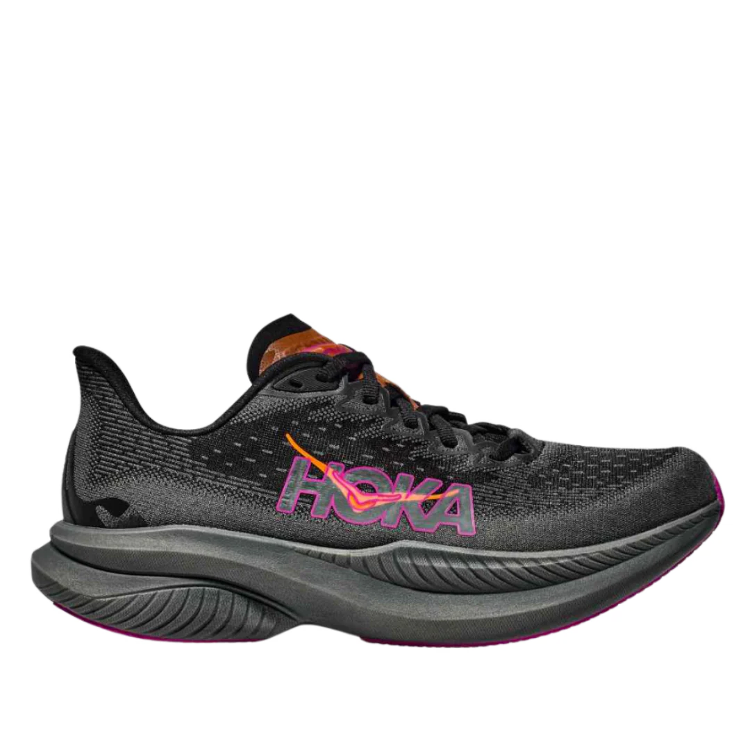 Hoka Mach 6 Black & Fuchsia