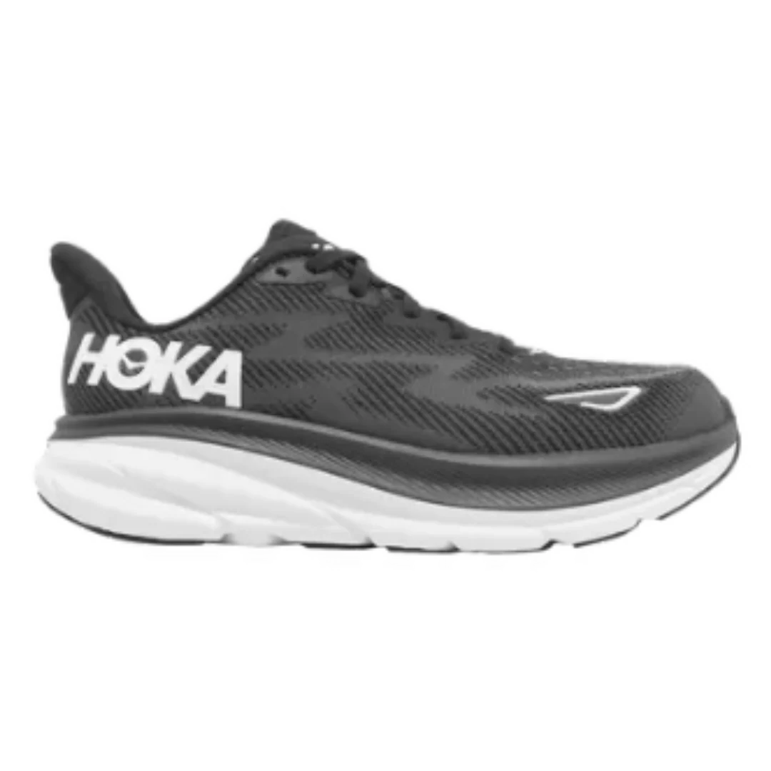 Hoka Wmns Clifton 9 Wide 'Black White'