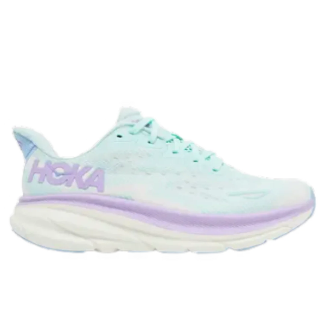 Hoka Wmns Clifton 9 Wide 'Sunlit Ocean Lilac Mist'