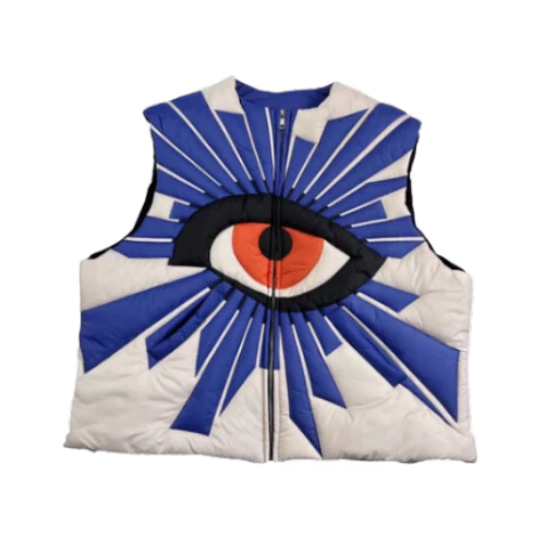 House Of Errors Eye Of Truth Vest White Blue