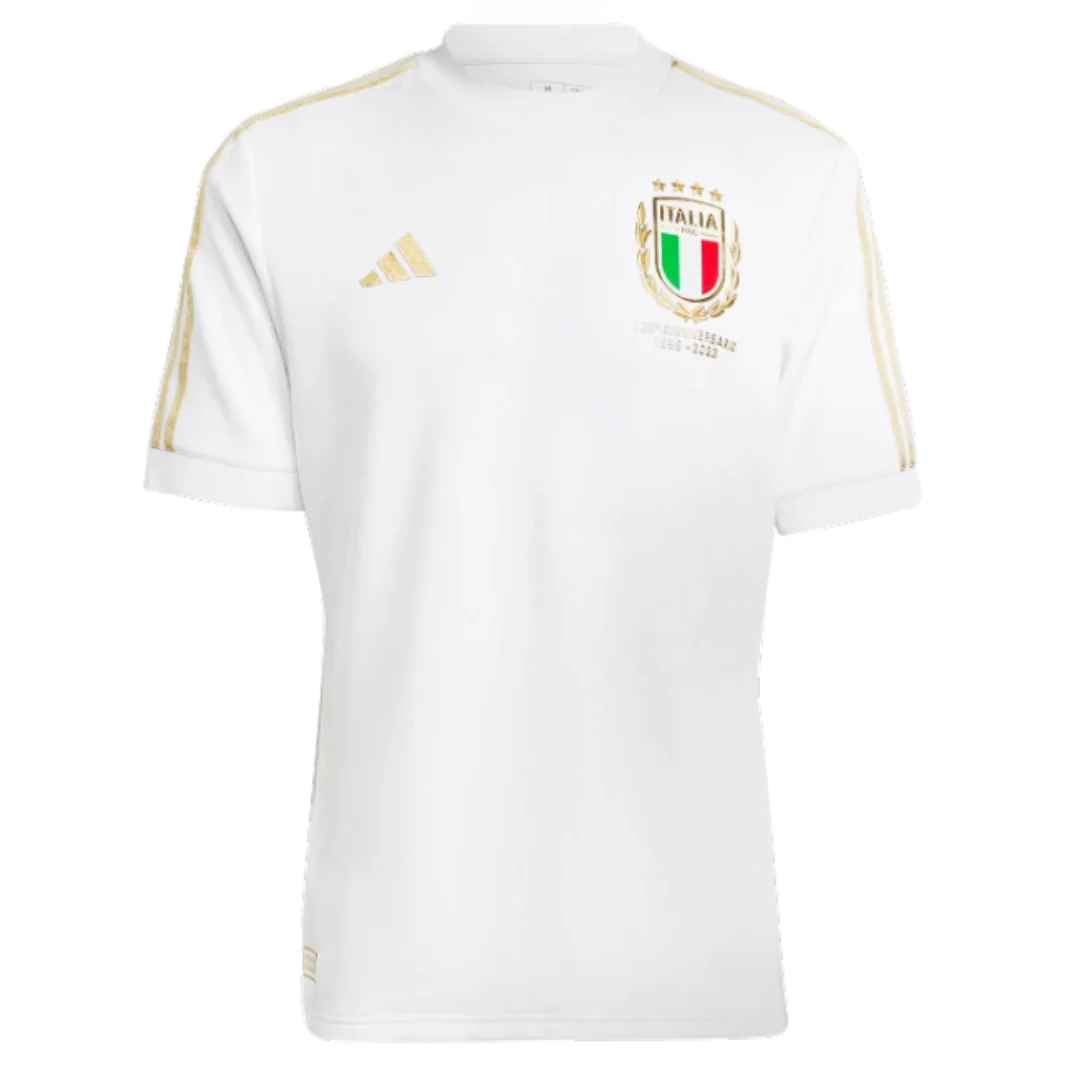 Italy FIGC 125 Anniversary Kit White & Gold