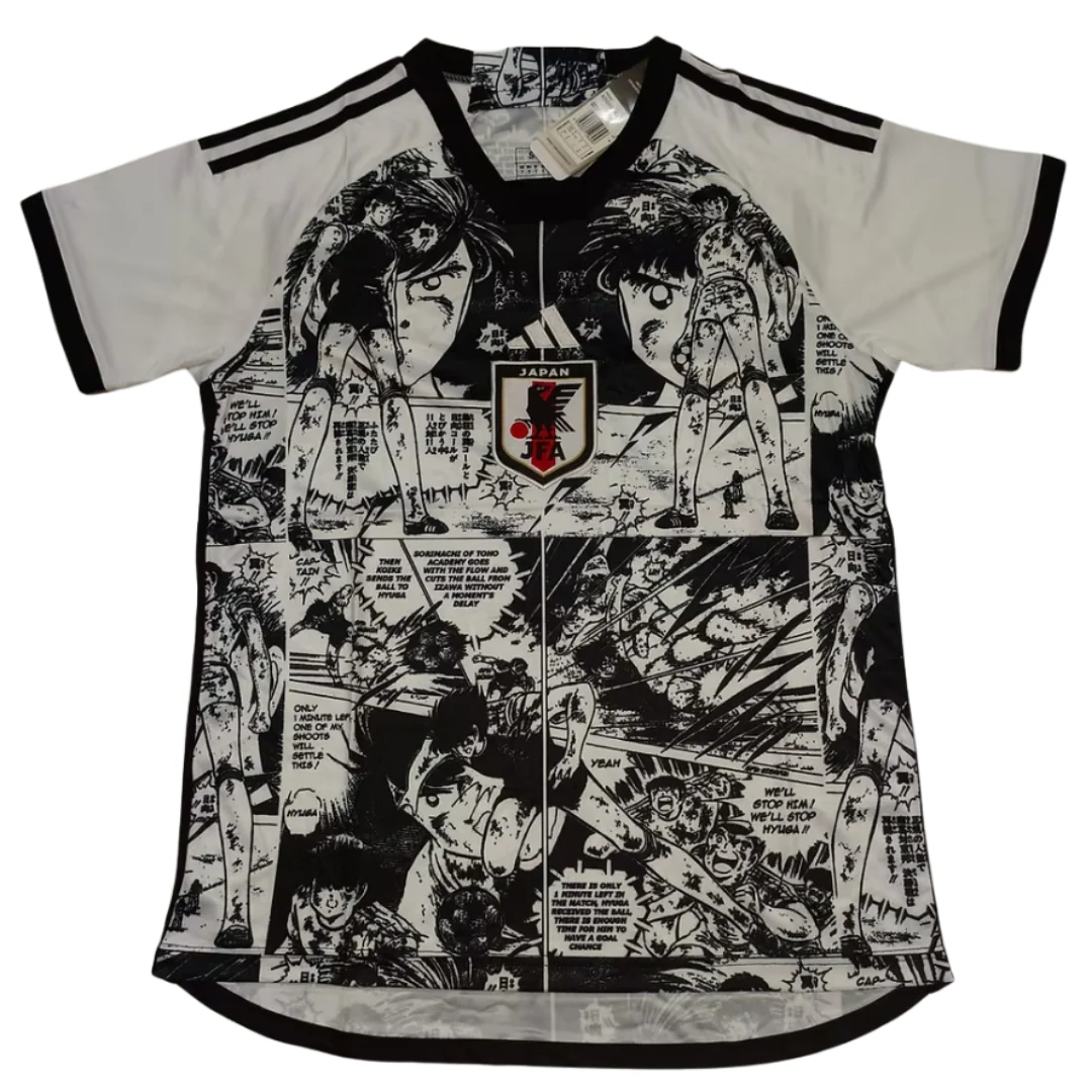 Japan Tsubasa x Hyuga Jersey White