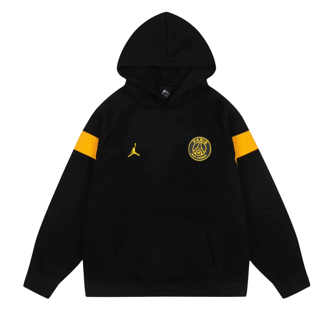 Jordan PSG Hoodie Black & Yellow