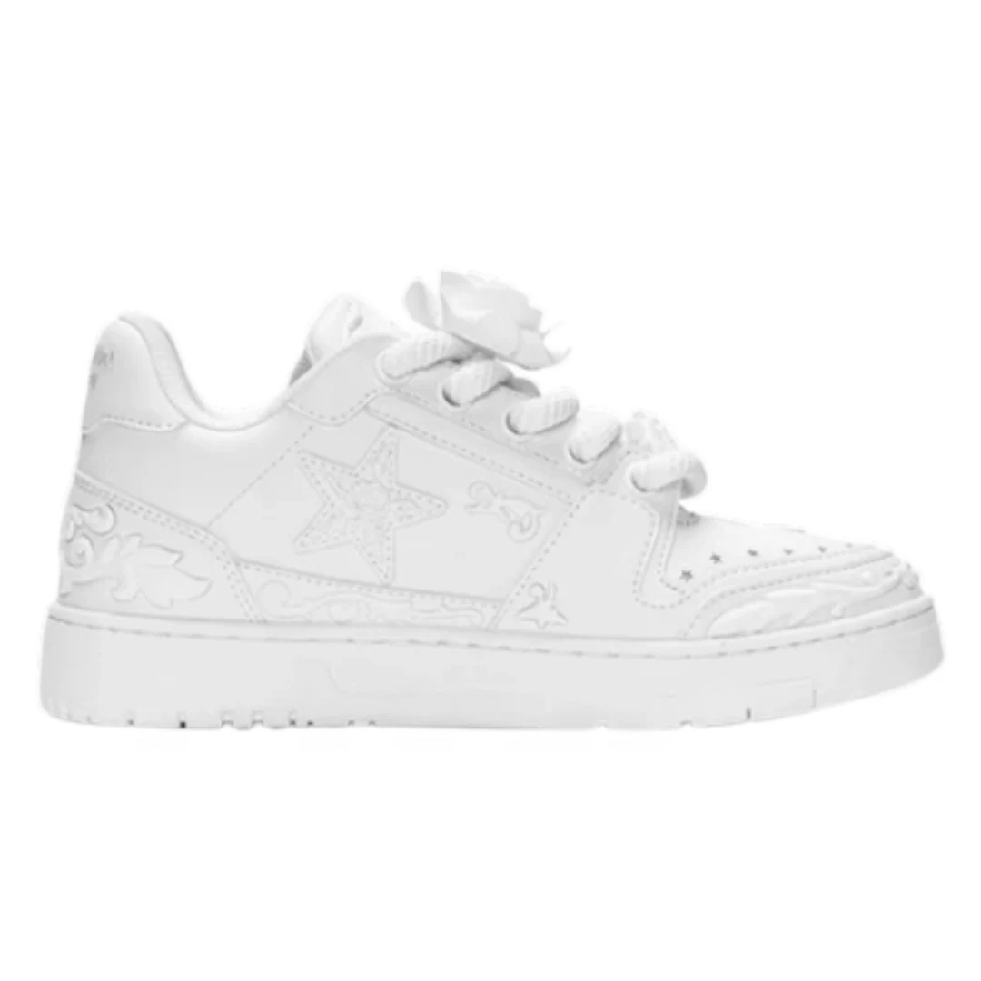 Kaalixto x Love Me Later Skateboarding Mid White