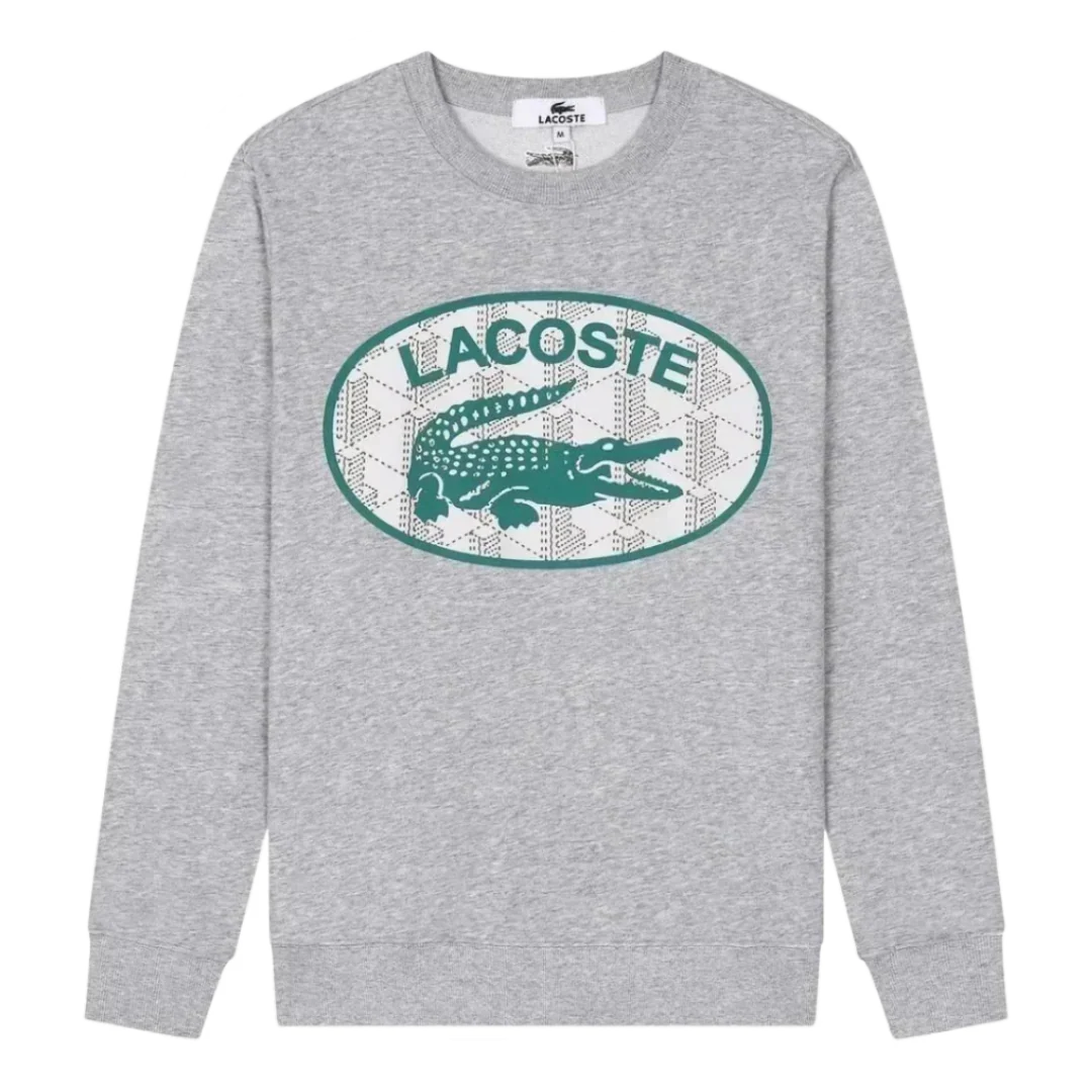 Lacoste Sweater Grey & Green