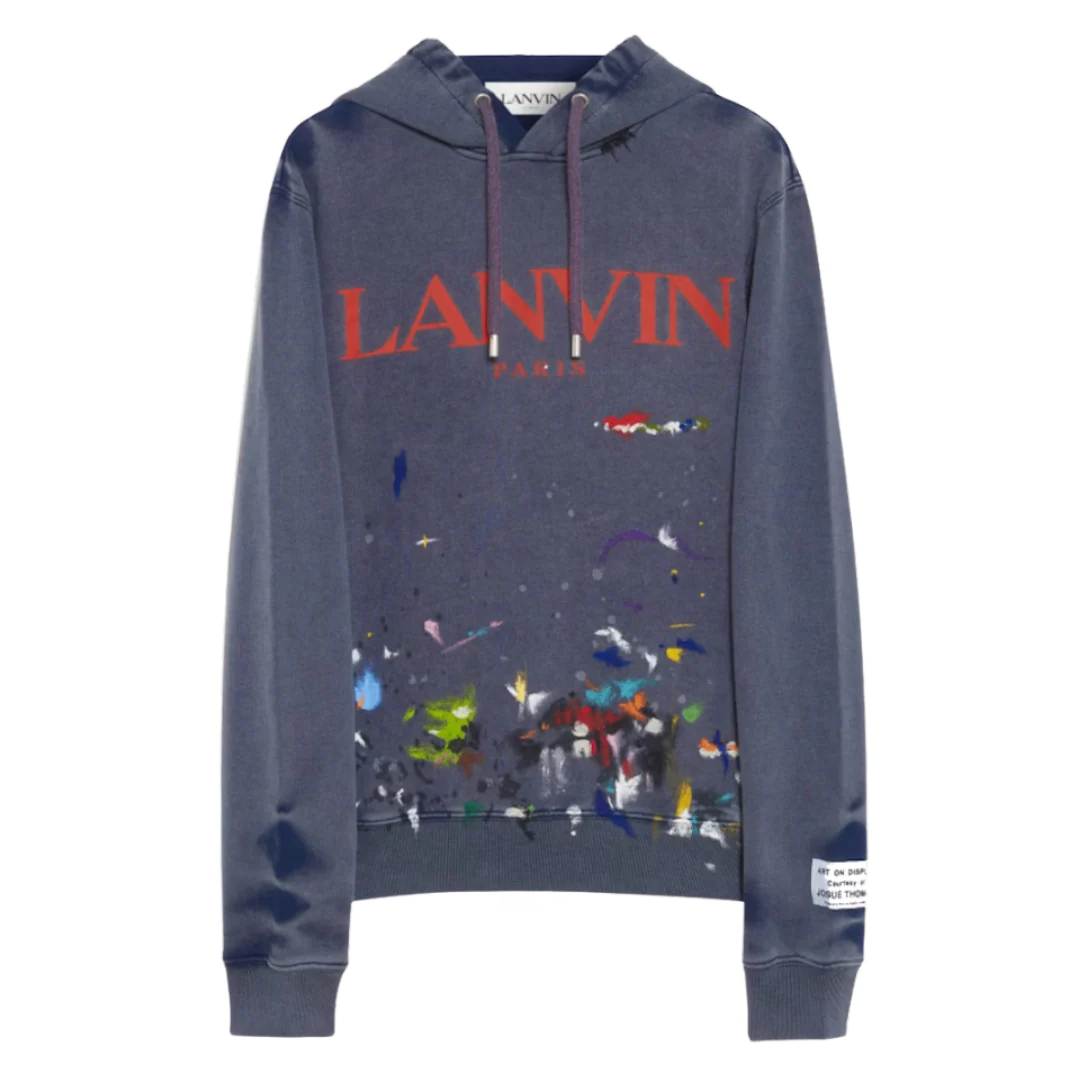 Lanvin x Gallery Dept. Hoodie Blue