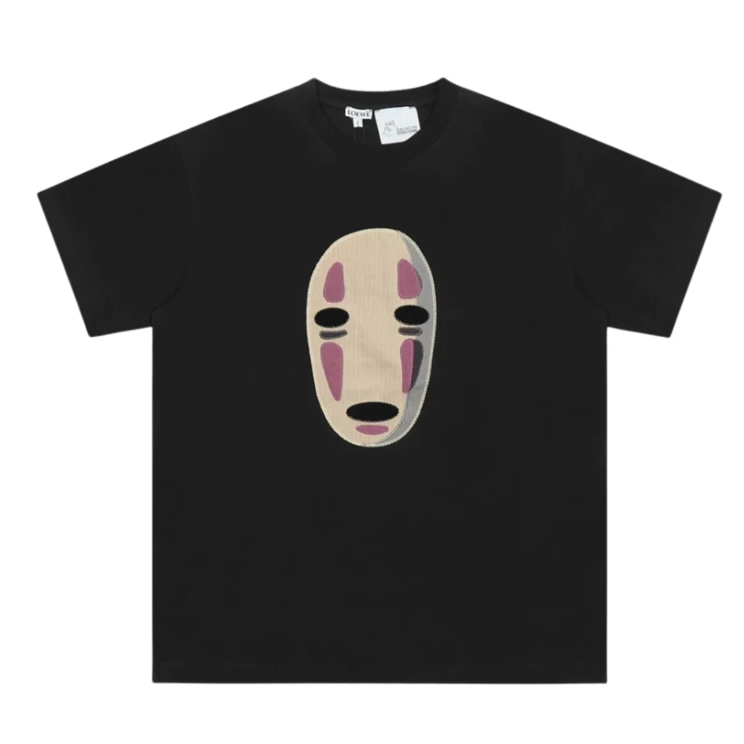 Loewe Face Print T-Shirt Black