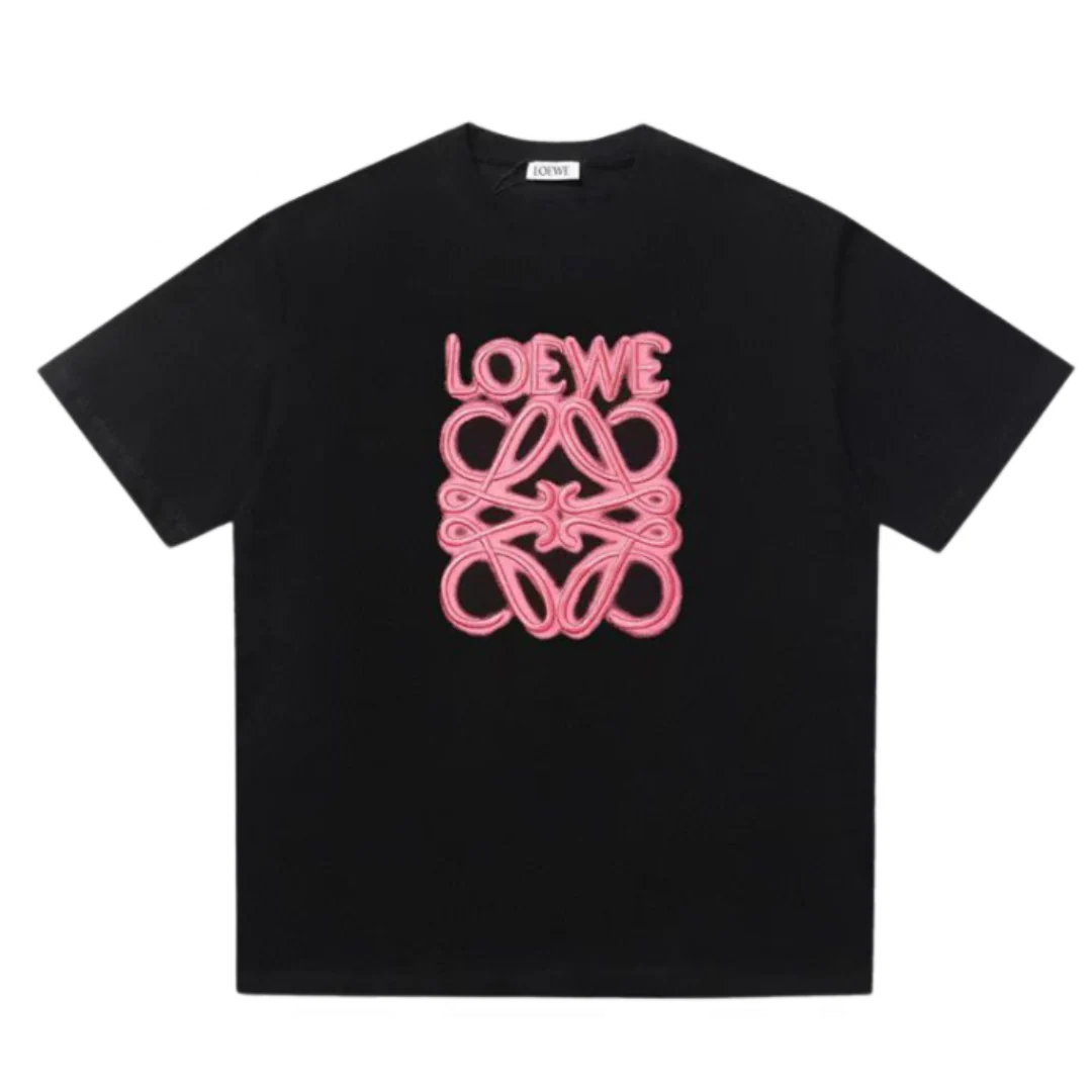 Loewe Pink Anagram Oversized T-Shirt