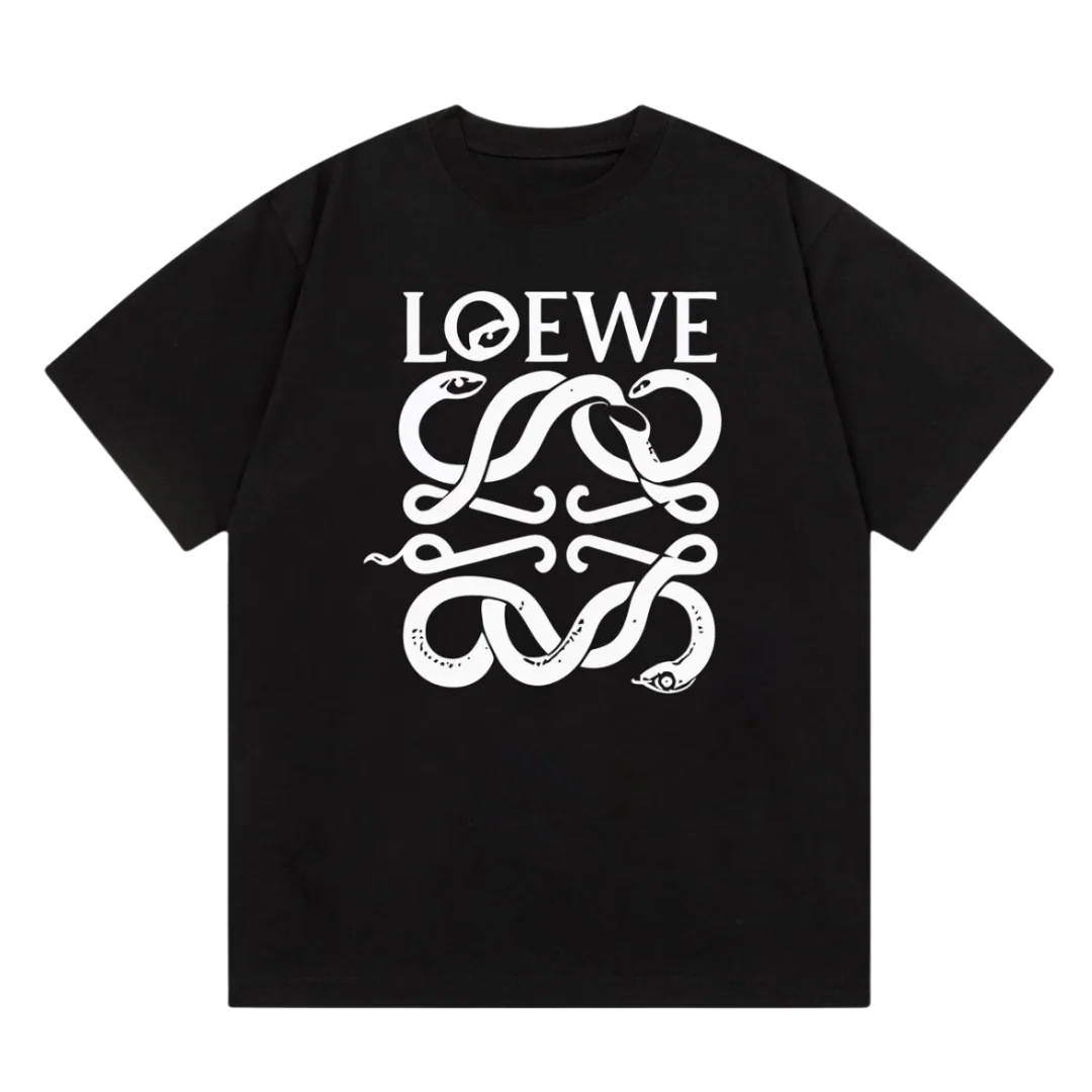 Loewe White Anagramm T-Shirt Black