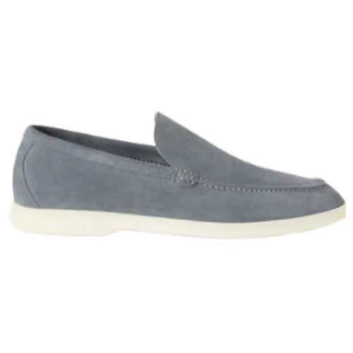 Loro Piana Mokassin Summer Walk Frozen Blue