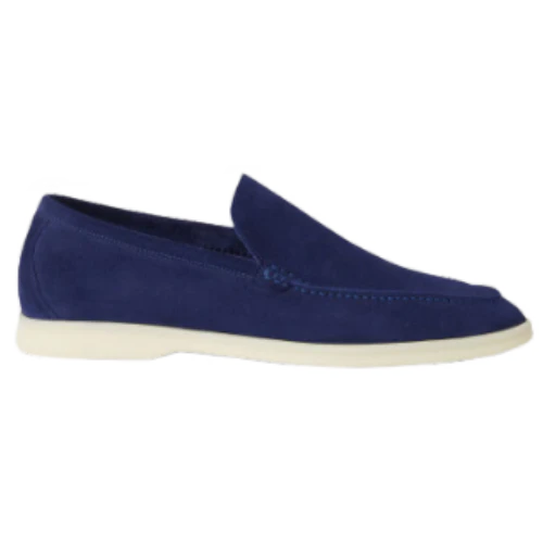 Loro Piana Mokassin Summer Walk Indigo Blue