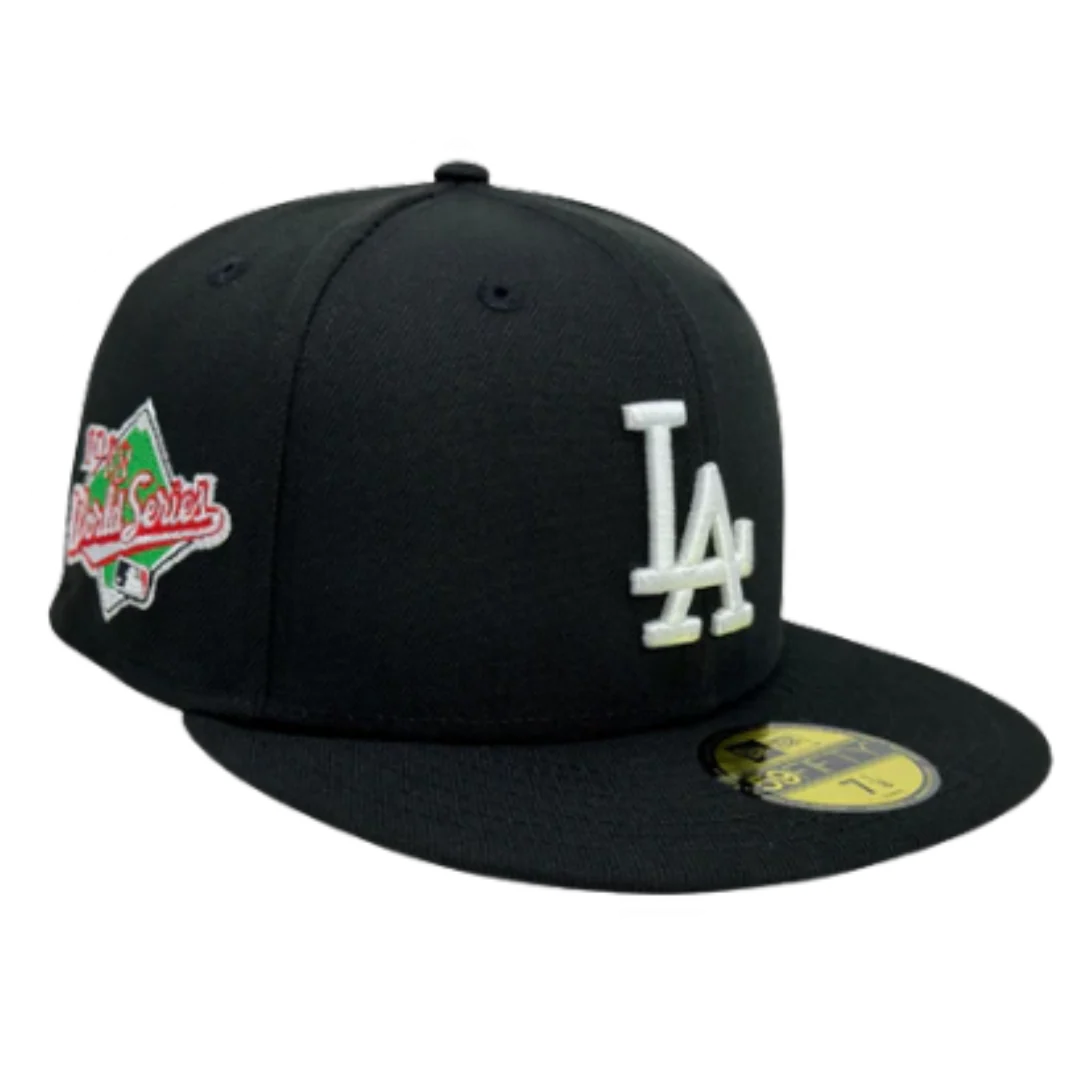 Los Angeles Dodgers Fitted New Era 59Fifty 88 World Series Black Cap