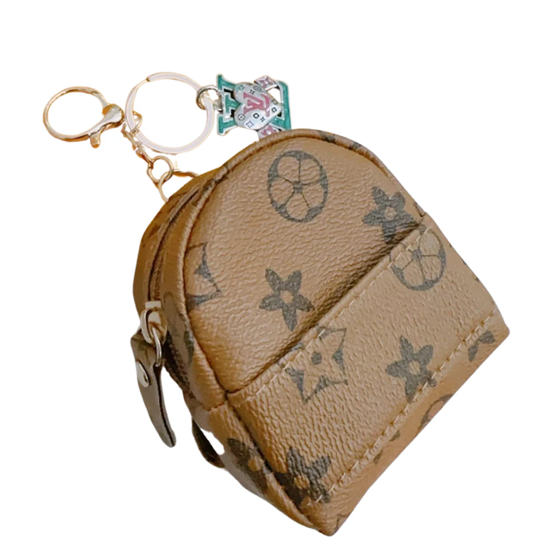 Louis Vuitton Backpack Keycharm Brown