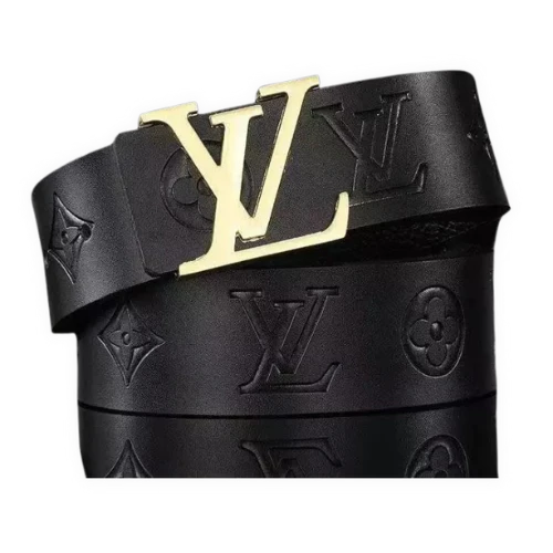 Louis Vuitton Belt Black Gold