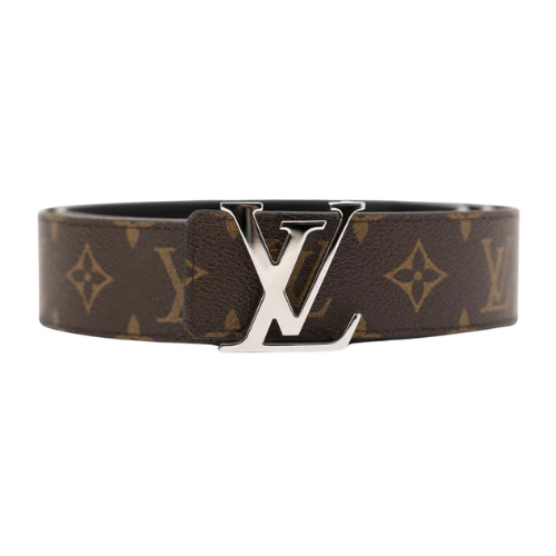 Louis Vuitton Belt Brown Silver