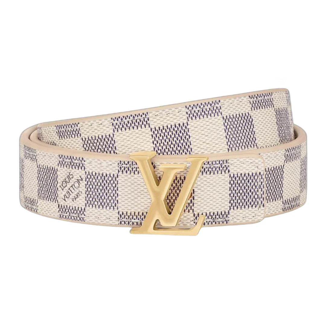 Louis Vuitton Belt Damier Azur Canvas