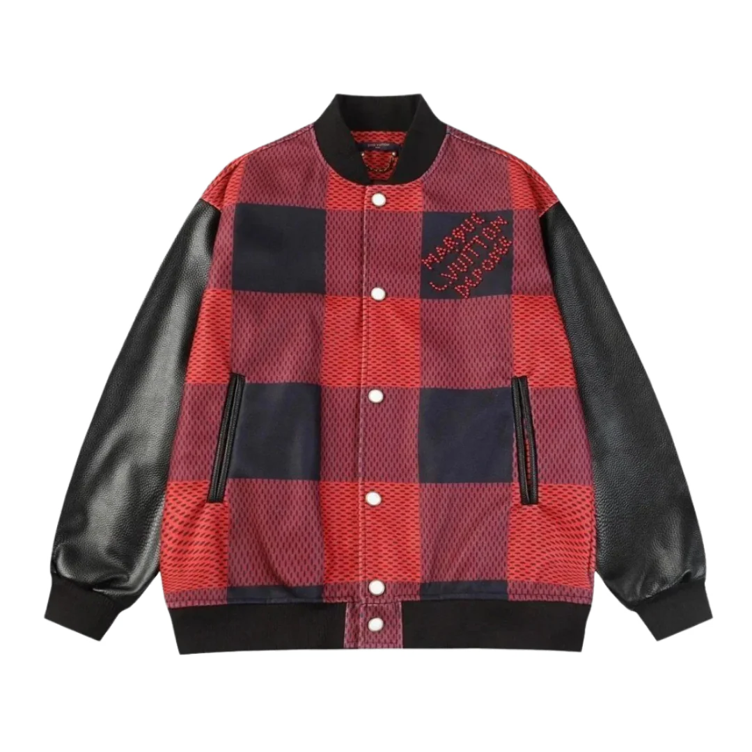 Louis Vuitton College Jacket Red